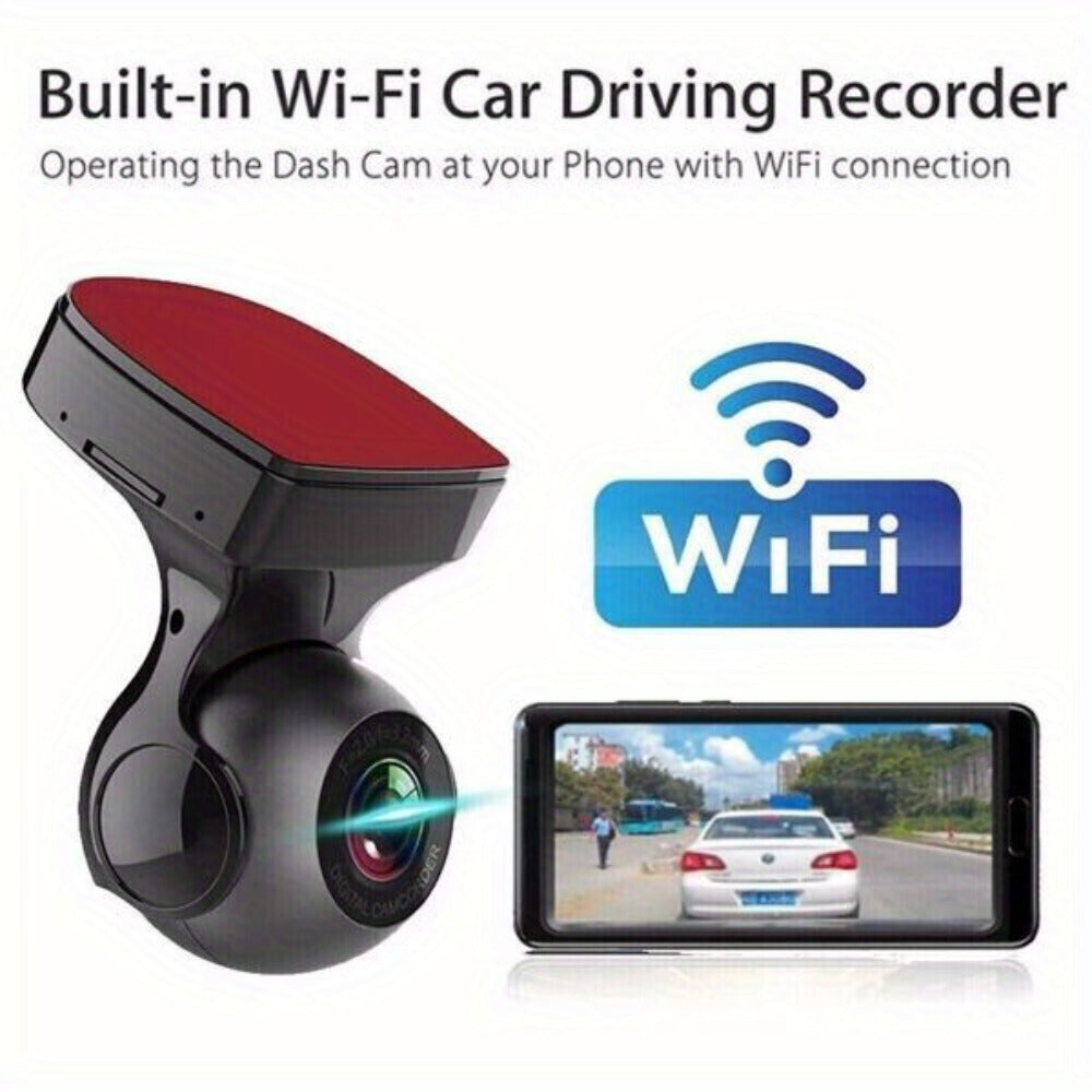 1080P WiFi Dash Cam 170° Wide Angle – HD Car DVR with G-Sensor, Loop Recording, Night Vision, Smartphone App View — image 20