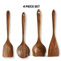 5-Piece Wooden Spatula And Soup Tableware Wooden Kitchenware Set