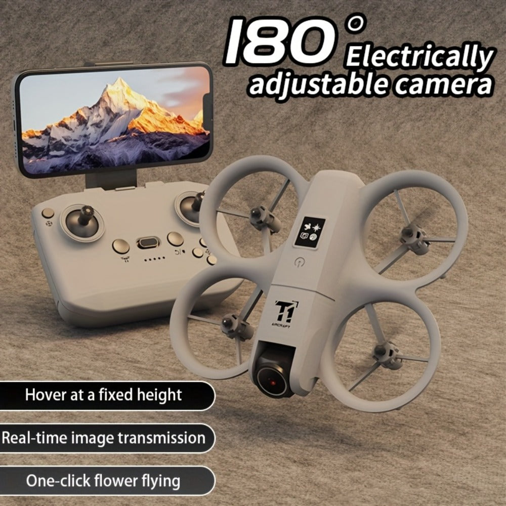 Mini 4K FPV Drone 180° Rotating Dual Camera Optical Flow Positioning Dual Batteries 360° Flip One-Key Takeoff Anti-Shake — im