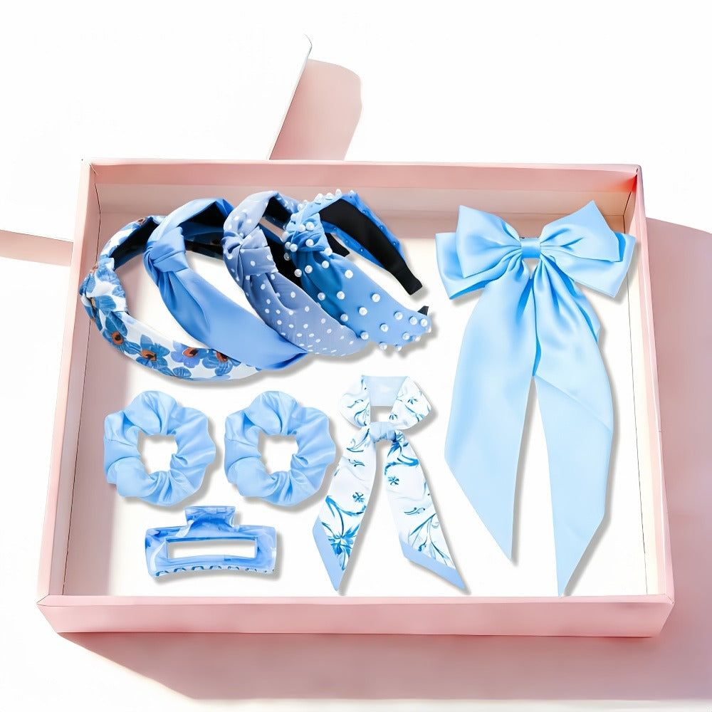 Hair Accessories Mixed Headband, Hair Clip, Hoop and Elastic Set in Fourteen Color Combinations — image 22