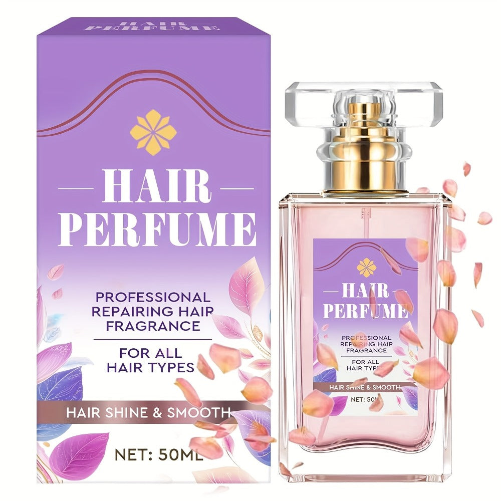 Alcohol-Free Hair Perfume Spray for Women with Squalane & Pheromone Floral Scent, Nourishing Hair Shine Oil Mist — image 3