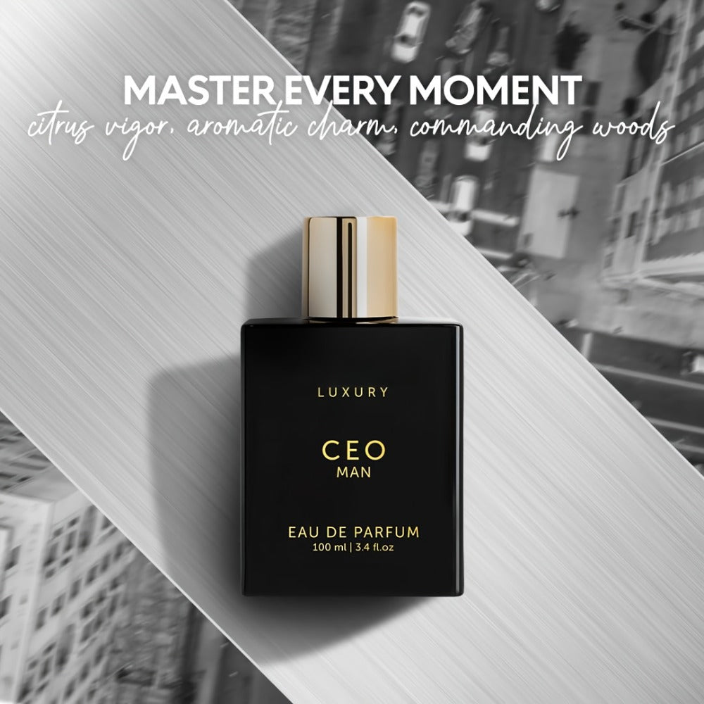 Eau de Parfum CEO & GOAT for Men 100ml in Black-and-Gold Bottles with 2 Source Styles for Daily Wear — image 4