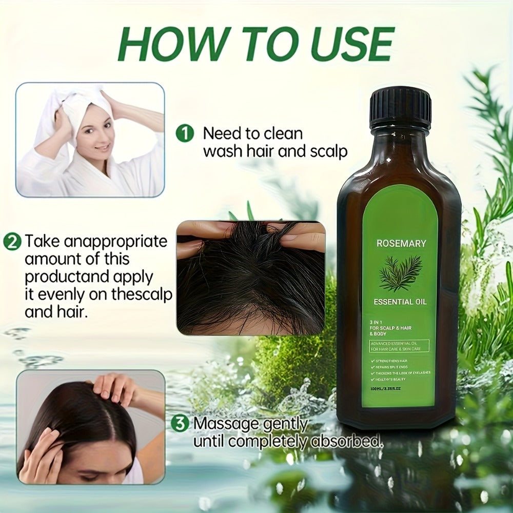 Rosemary Biotin Argan & Batana Hair Oil Spray Multi-Pack, Deep, Scalp Nourishing for Bath Time, Home Spa and Personal Care — 