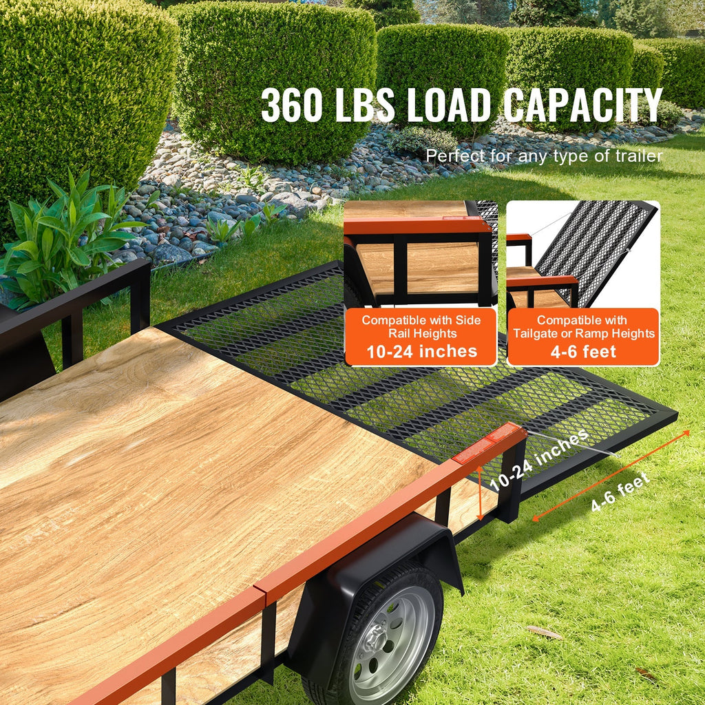 Trailer Tailgate Lift Assist – Max 180 lbs, Fits Open Utility Trailers, 10–24 Inch Side Rail, 4–6 ft Ramp Height — image 7