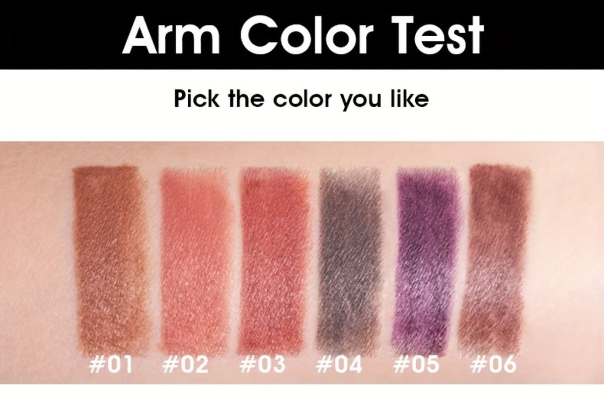 Six-Color Twist-Up Cream Liner Set for Makeup in Brown, Black and Red-Brown Shades with 3g Sticks — image 17