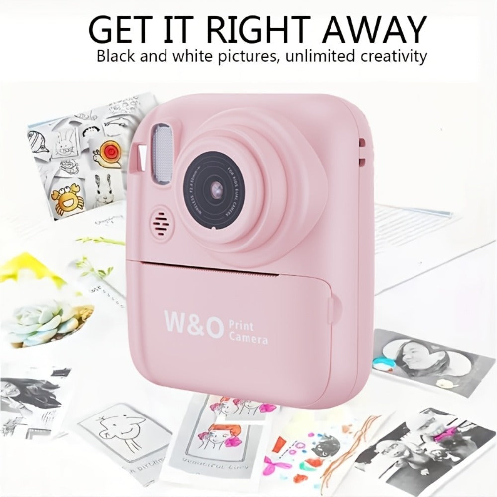 Kids Instant Print Camera 3-in-1 with MP3 & Games, 10x Zoom, 2.4" HD Screen, 32GB Card, Prints Photos in 1 Second — image 12