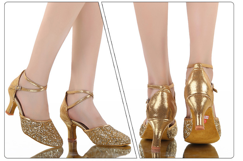 Women High Heeled Modern Latin Dance Shoes