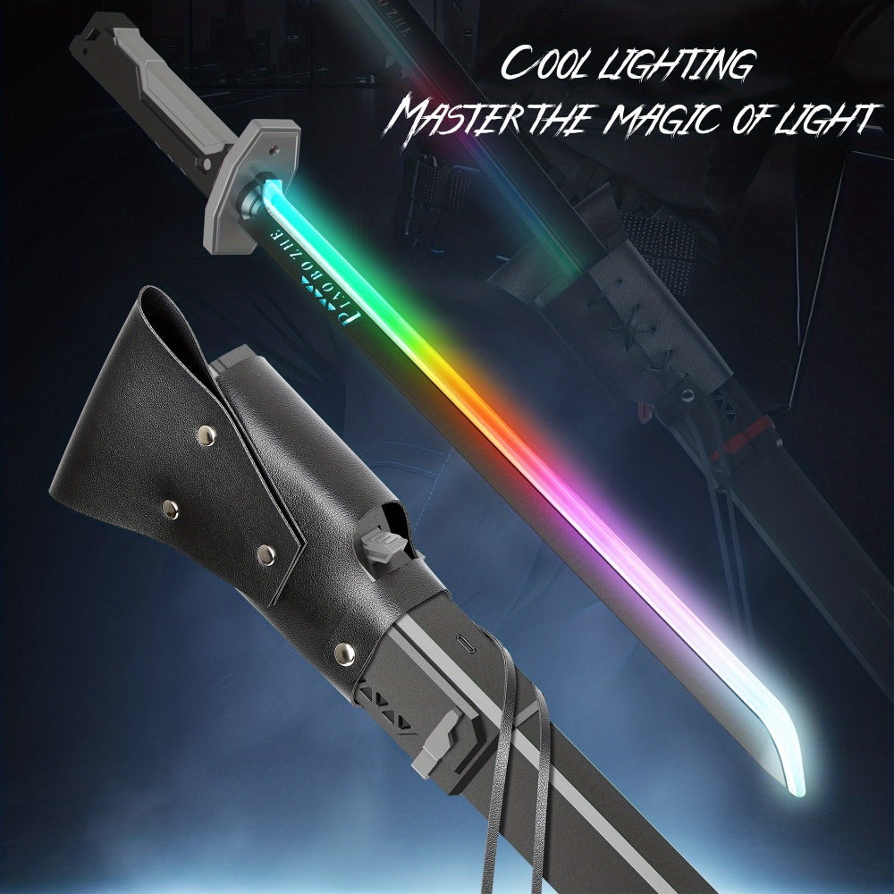 LED Katana Sword 31.5" Pro Cosplay Light Katana with Ejecting Spark, Water Mist, Multi-Color LED & Sound Effects — image 4