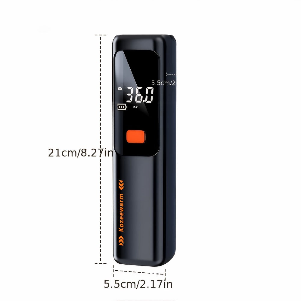 Cordless Tire Inflator Portable Air Compressor – USB-C Rechargeable, Digital Gauge, 3X Fast Inflation for Car Tires, Bikes — 