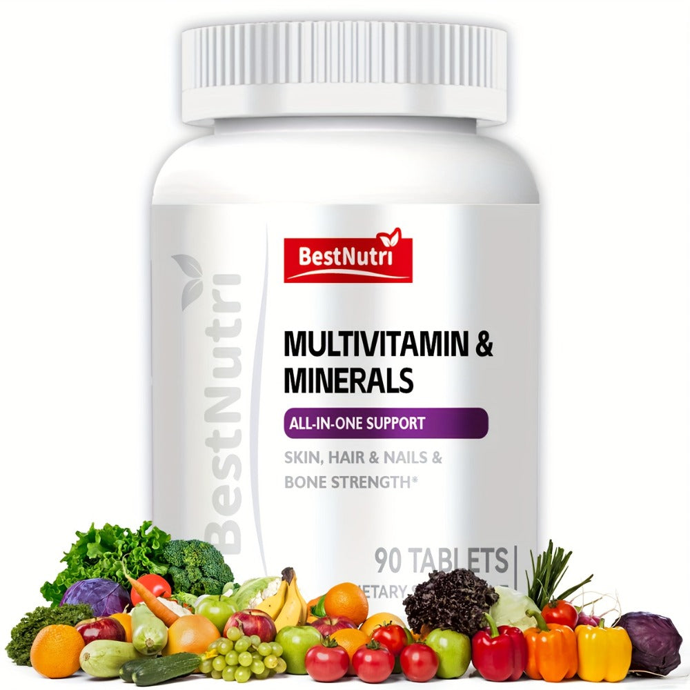 Multivitamin & Minerals All-in-One Daily Supplement for Skin, Hair & Nails, Bone Strength & Immune Support — image 7