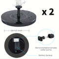 Solar Fountain Pump for Garden, Patio and Yard Use, with the Listed Configuration, for Everyday Use and Organized Storage — i