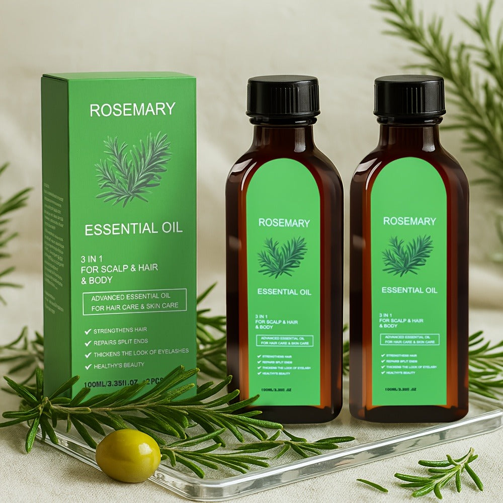 Rosemary Biotin Argan & Batana Hair Oil Spray Multi-Pack, Deep, Scalp Nourishing for Bath Time, Home Spa and Personal Care — 