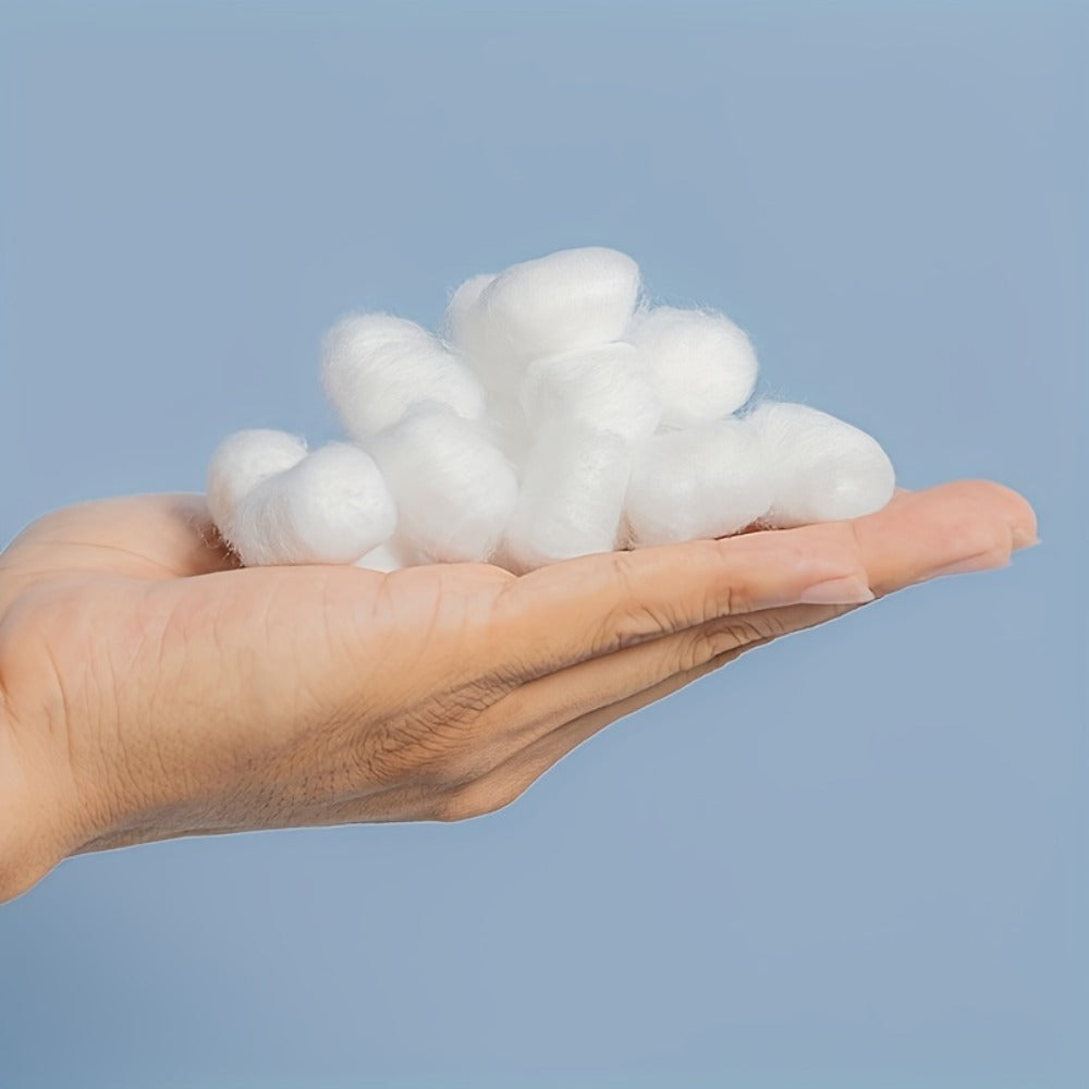 Cotton Balls 500 Count Super Jumbo Soft 100% Absorbent Premium Unscented – Makeup Removal Toner Skincare Nail Care Wound Clea