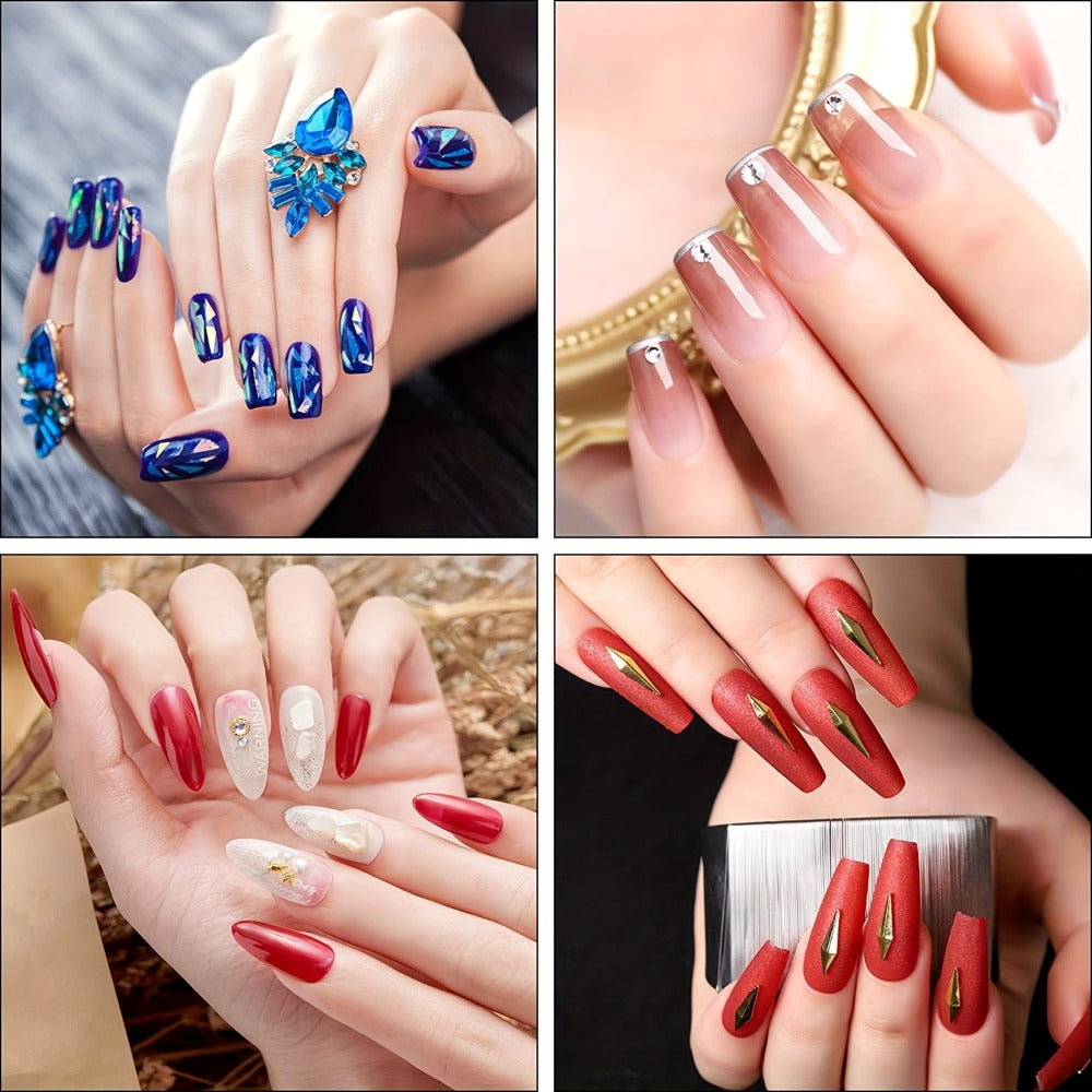 Nail Bonding Gel 56pcs Bulk Pack Strong Instant Adhesive for Press On Nails Acrylic Tips – Fast Dry Long-Lasting Clear Liquid