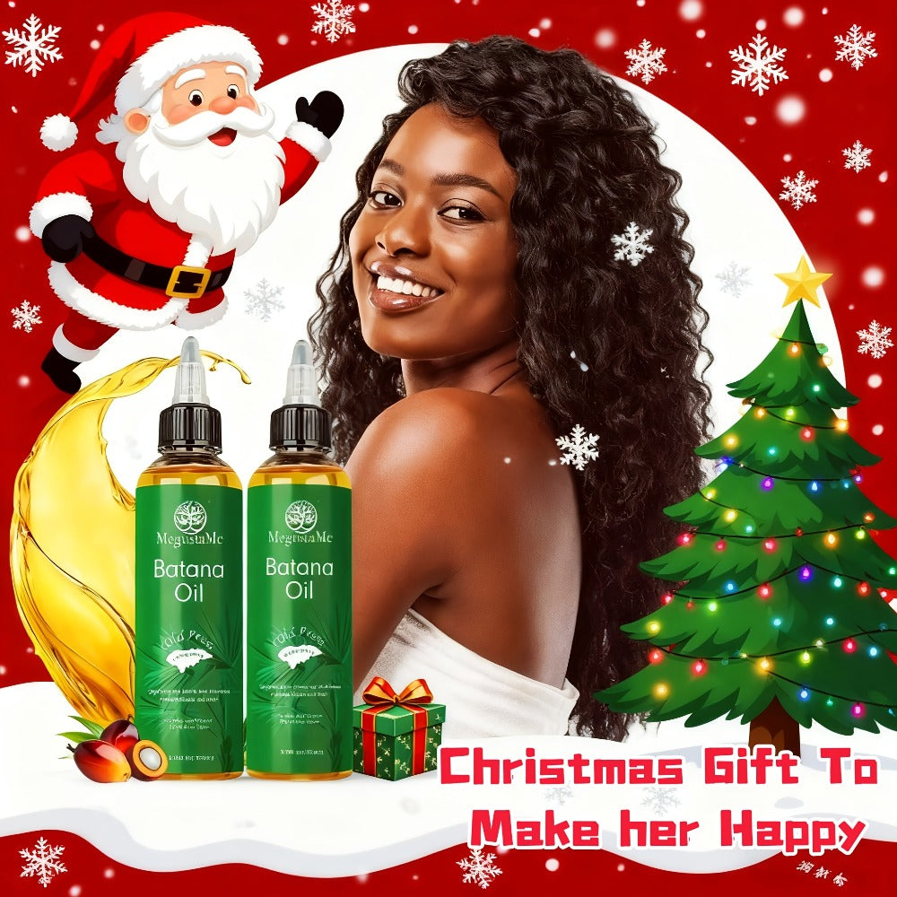 Batana Oil Cold Pressed Pure Hair & Scalp Treatment – Deep Moisturizing Conditioner with Jojoba Oil for Dry Damaged Hair, Fri