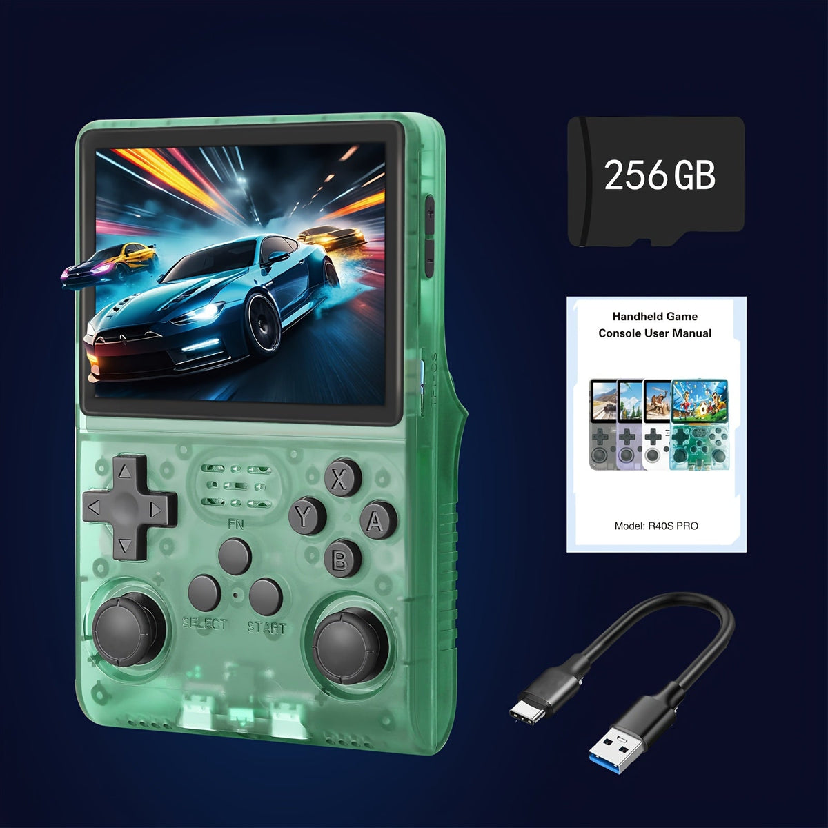 R40S PRO Handheld Retro Game Console 256GB, 3.5 Inch IPS Screen Portable Emulator with Linux System — image 13