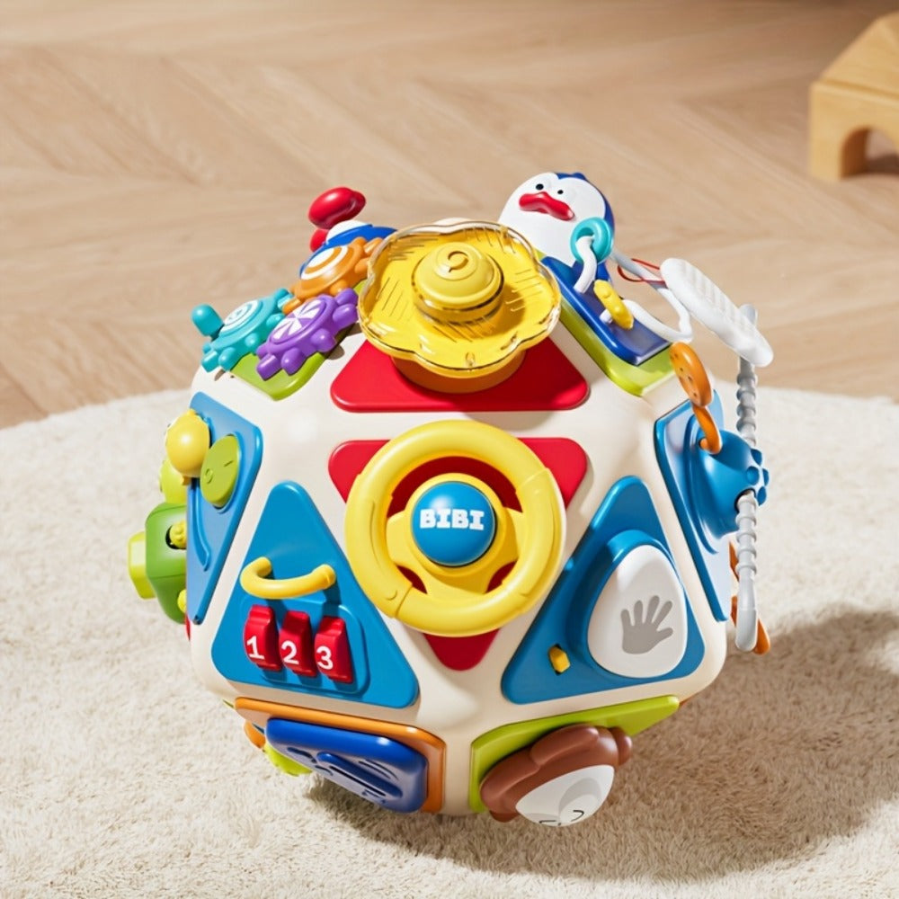21-in-1 Toddler Busy Board Activity Cube, Early Educational Sensory Toy for Boys & Girls Ages 1-3 — image 4
