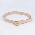 Amekaji Pure Copper Fabric Retro Industrial Style Japanese Character Buckle Belt