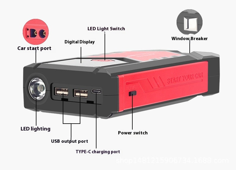 Automobile Emergency Start Power Source Large Capacity