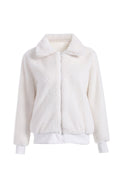 Winter Autumn Women Lapel Zipper Jacket Coat