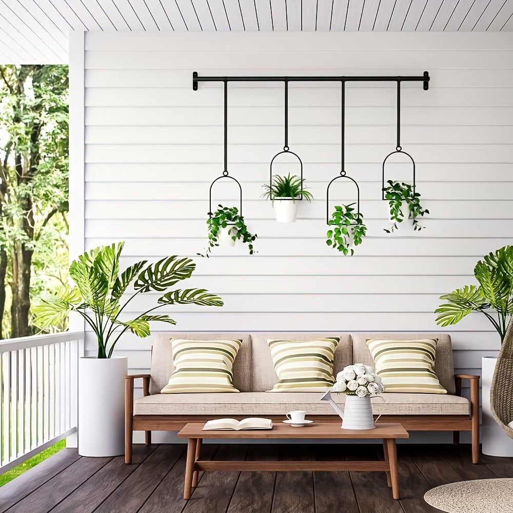 Hanging Planter | Adjustable Metal Wall Rack Indoor Herb Window Pot — image 6