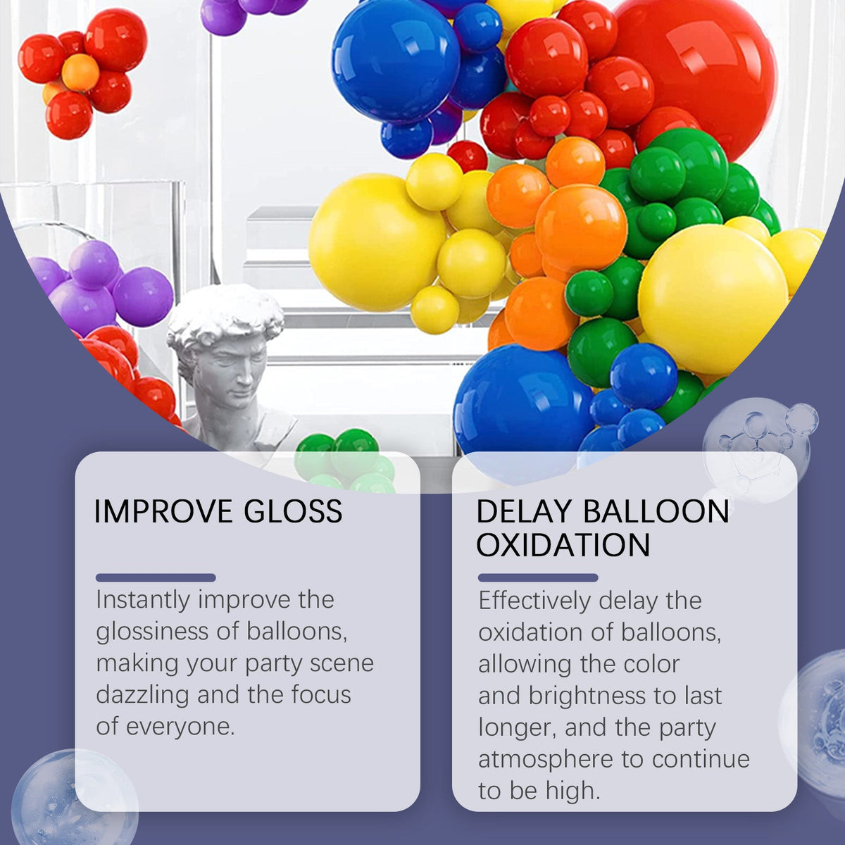 Party Balloon Brightener To Enhance The Party Atmosphere Balloon Long-Lasting Bright Surface Texture Brightener
