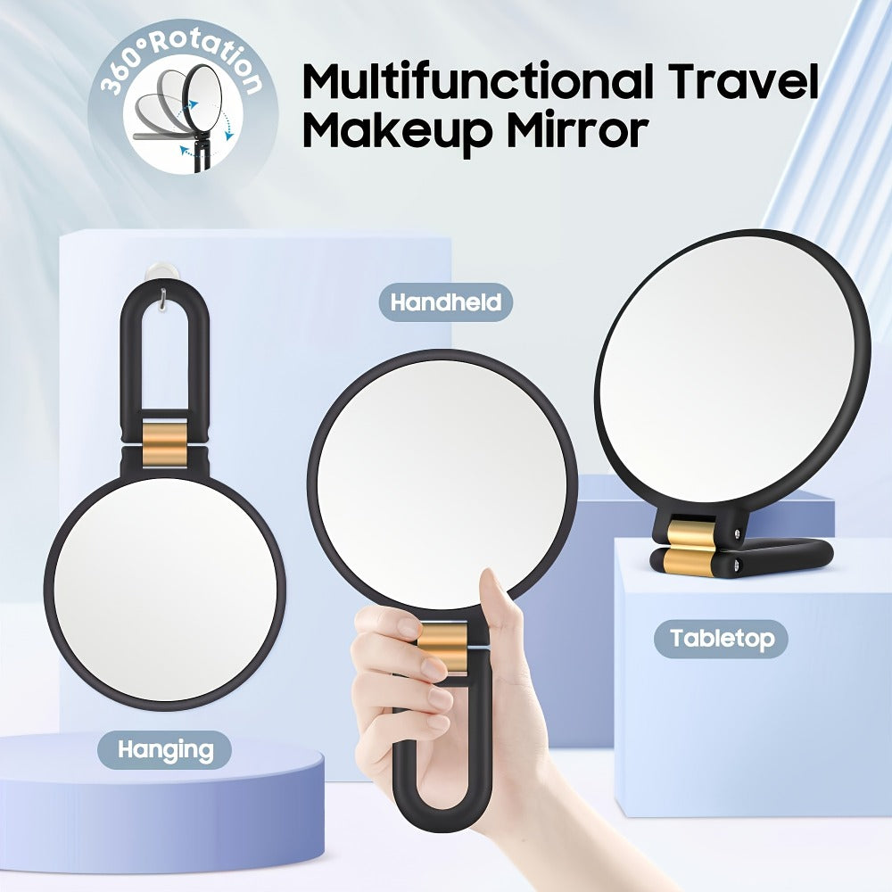Magnifying Mirror 80X for Makeup & Skincare, Handheld 1X-80X Magnification Mirror with 360° Adjustable Handle — image 7