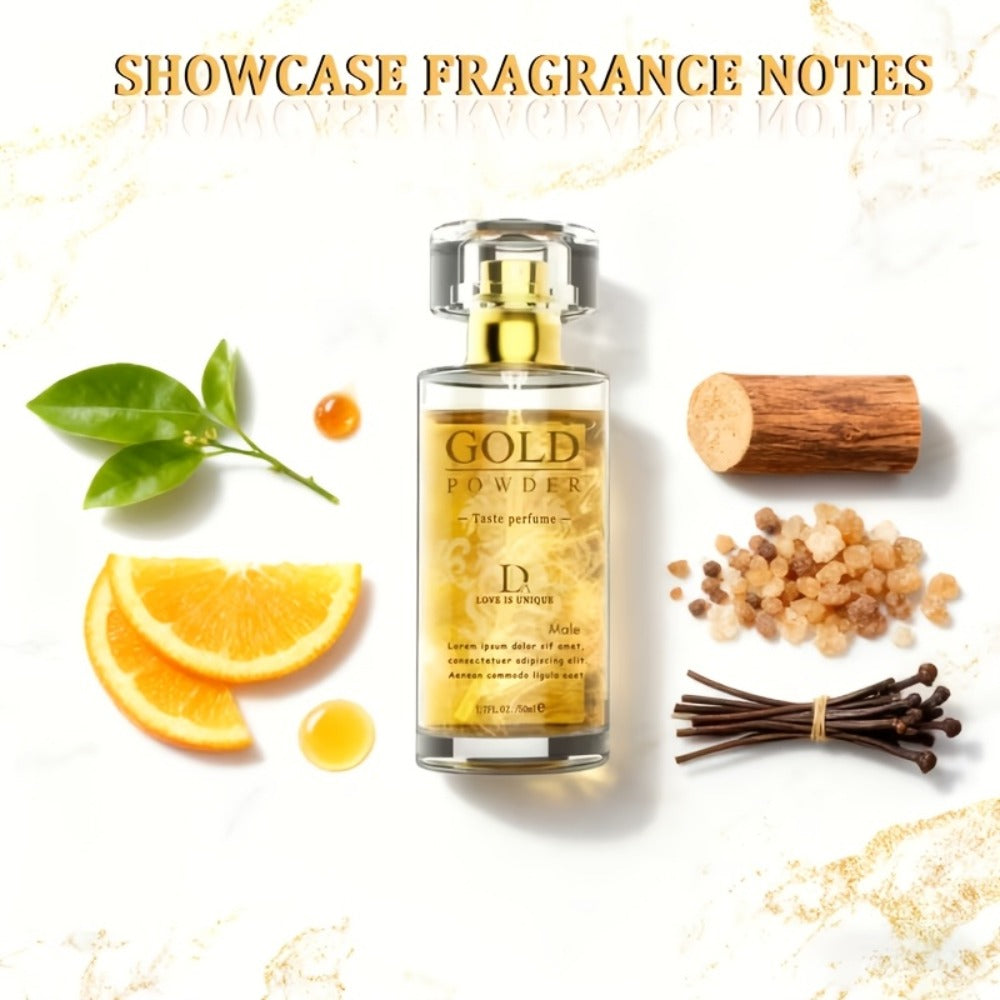 Cologne for Men Pheromone Perfume Attraction Scent Masculine Woody Musk Charm Fragrance Spray for Bath Time, Home Spa and Per