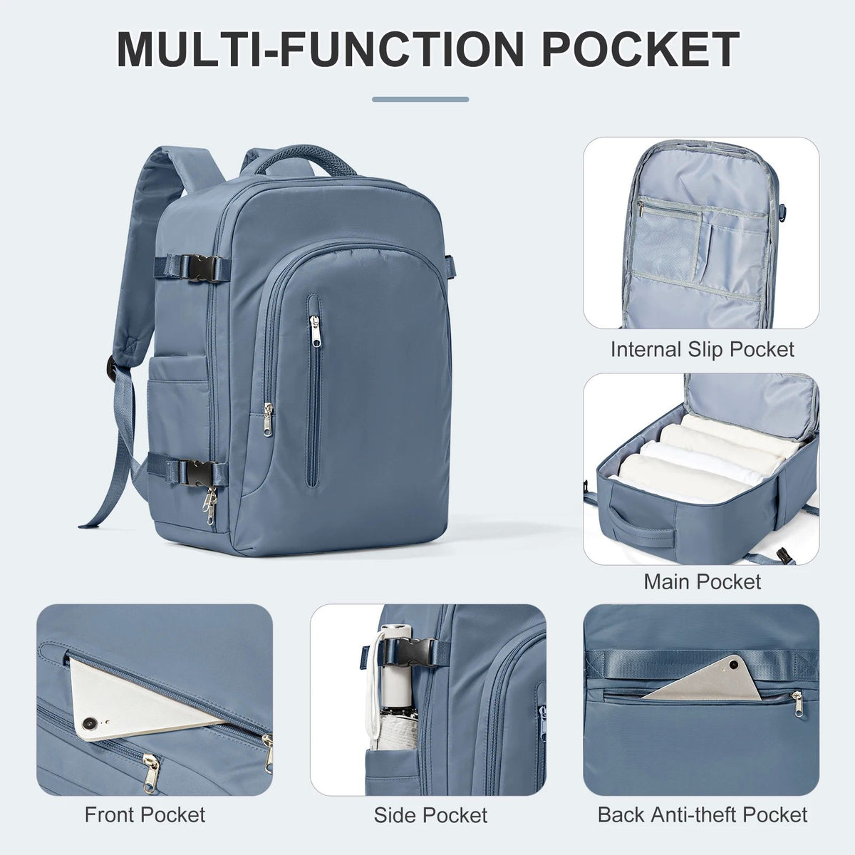 Laptop Bag Travel Backpack For Women Large Capacity Easyjet