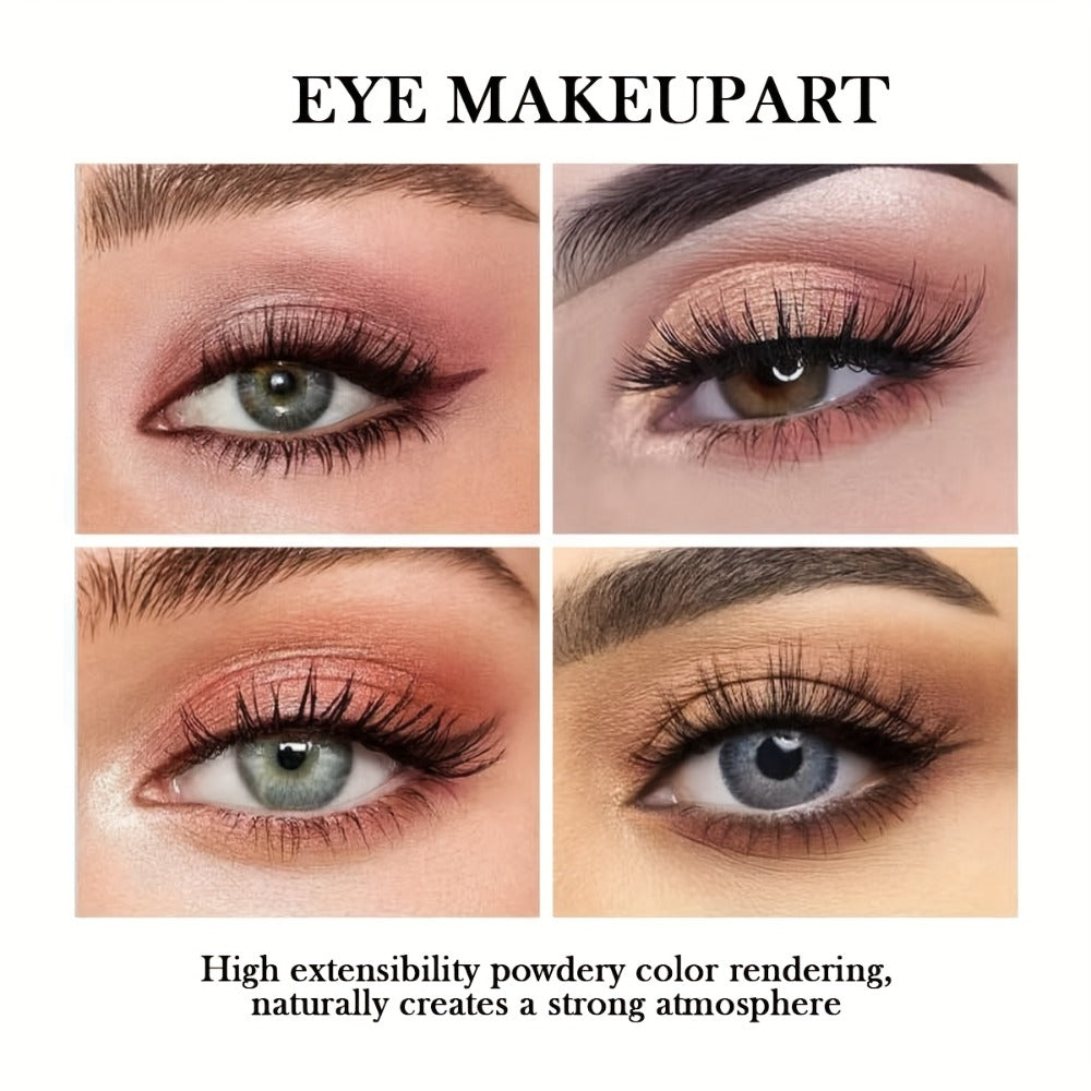 Eyeshadow Palette ANNA ROSE 18-Shade Compact with Pink-Brown Color Themes and Matte-Shimmer Finish Mix — image 8