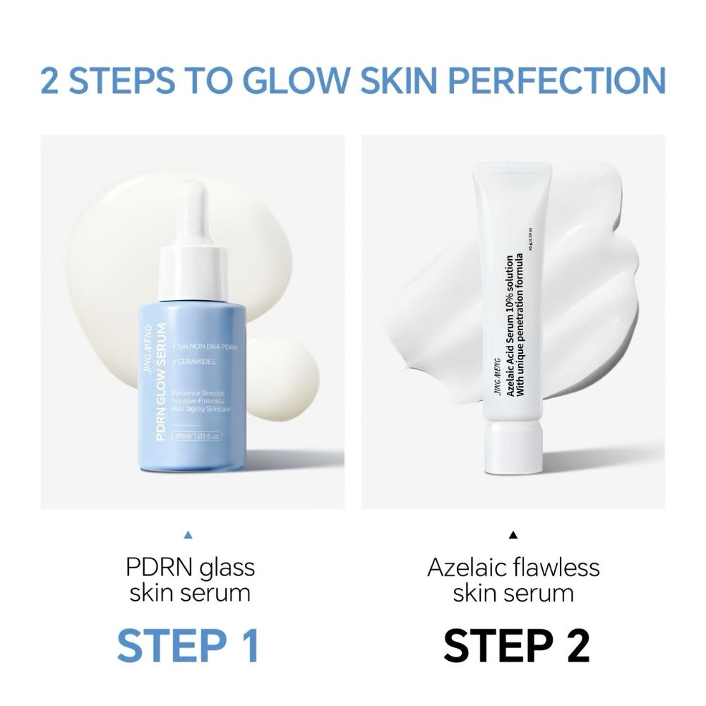 Azelaic Acid Serum 10% for Uneven Skin Tone Korean Skincare Face Serum Women All Skin Types JING MENG 30ml 45g — image 8
