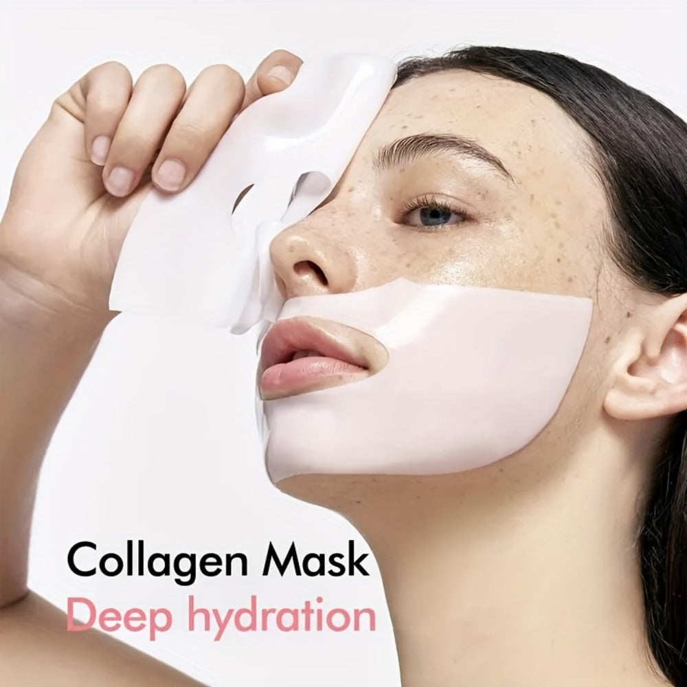 Face Mask, ROZINO 15-Piece Collagen Sheet Assortment with Bio-Collagen and Kojic Acid Turmeric Packets — image 9