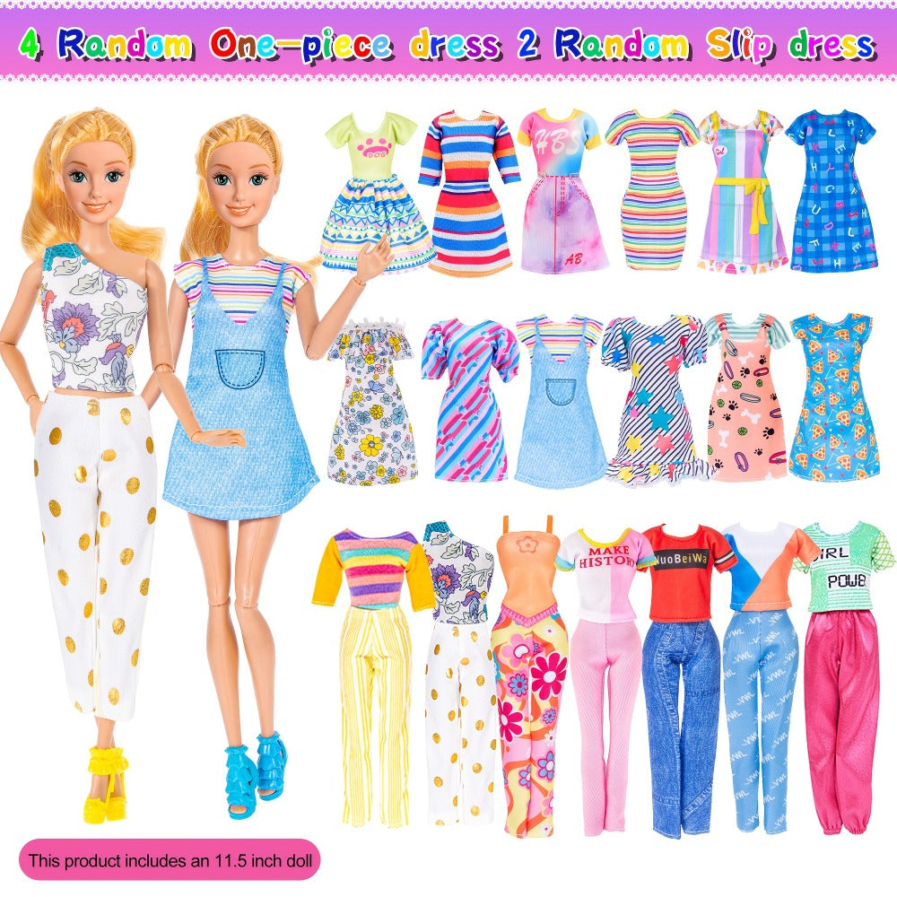 Doll Clothes & Closet Playset 91pcs for 11.5 Inch Fashion Dolls, Wardrobe with Princess Gowns, Dresses — image 6