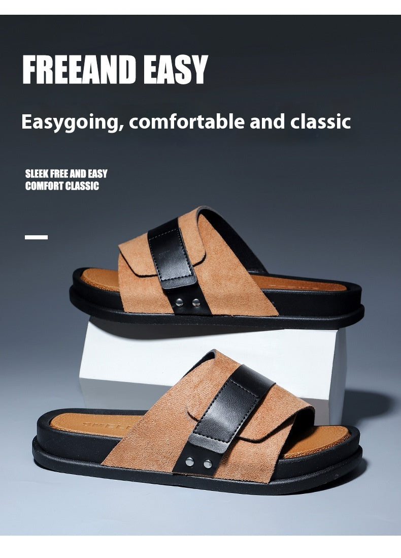 Outer Wear Home Bathroom Non-slip Platform Slippers