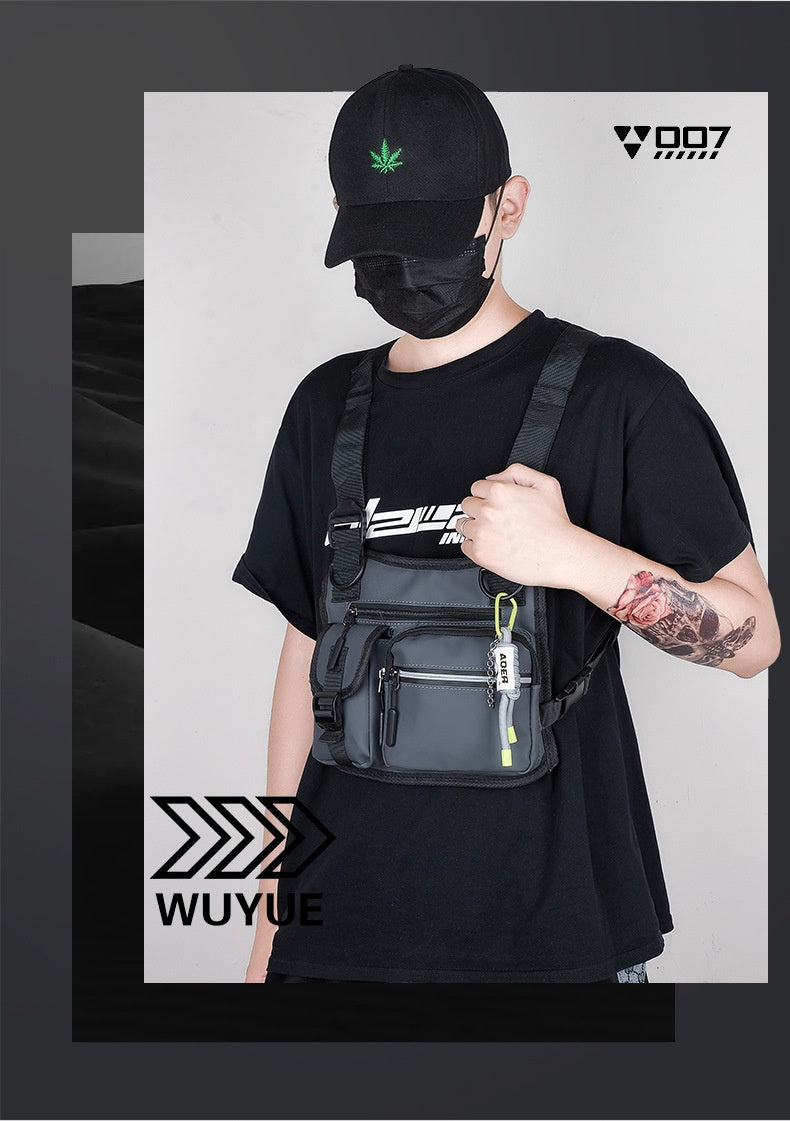 Workwear Functional Vest Chest Bag Reflective