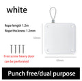 Punch Free Door Closer Household Simple Buffered Door Closer Pull Rope Closed Sliding Door Mute Automatic Door Closer - V.I.P Digital Presence