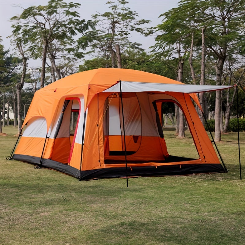 Camping Tent Two-Room Family Cabin with Shared Hall, Mosquito-Net Panels and Two Capacity Options — image 5