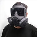 Tactical CS Costume Prop Mask Plastic Airsoft Style – Military Face Mask for Men Halloween Cosplay Role Play CS Simulation Ou
