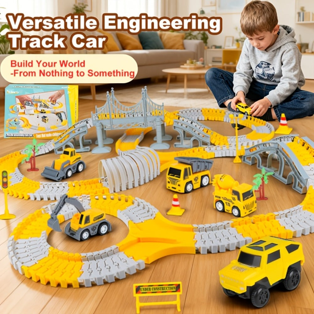 Roller Coaster Track Set 467pcs for Kids Ages 3 4 5 6 7 8 with the Listed Color, Size or Set Options for Everyday Use — image