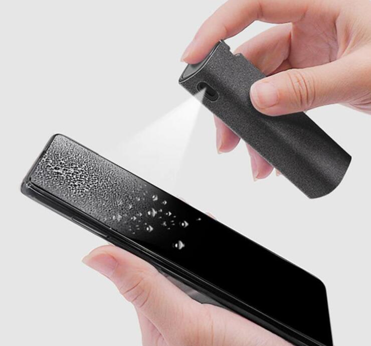 2-in-1 Phone & Computer Screen Cleaner Kit with Microfiber Cloth