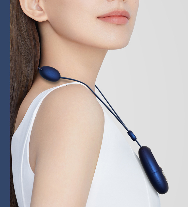 Mini Cervical Spine Massage Device Neck Massager Shoulder And Neck Physiotherapy Pulse Hot Compress Hanging Neck Massager
