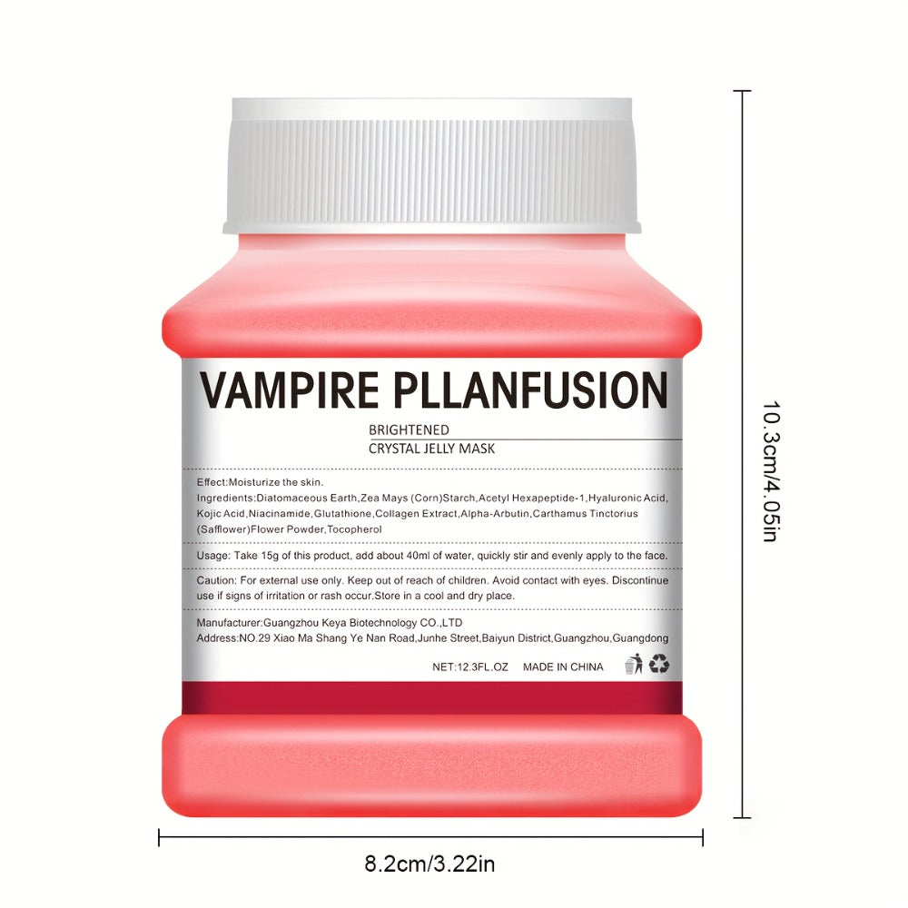 Lactic Acid Jelly Peel-Off Face Mask 12.3 fl oz - Vampire Plasma Exfoliating Mask for Bath Time, Home Spa and Personal Care —