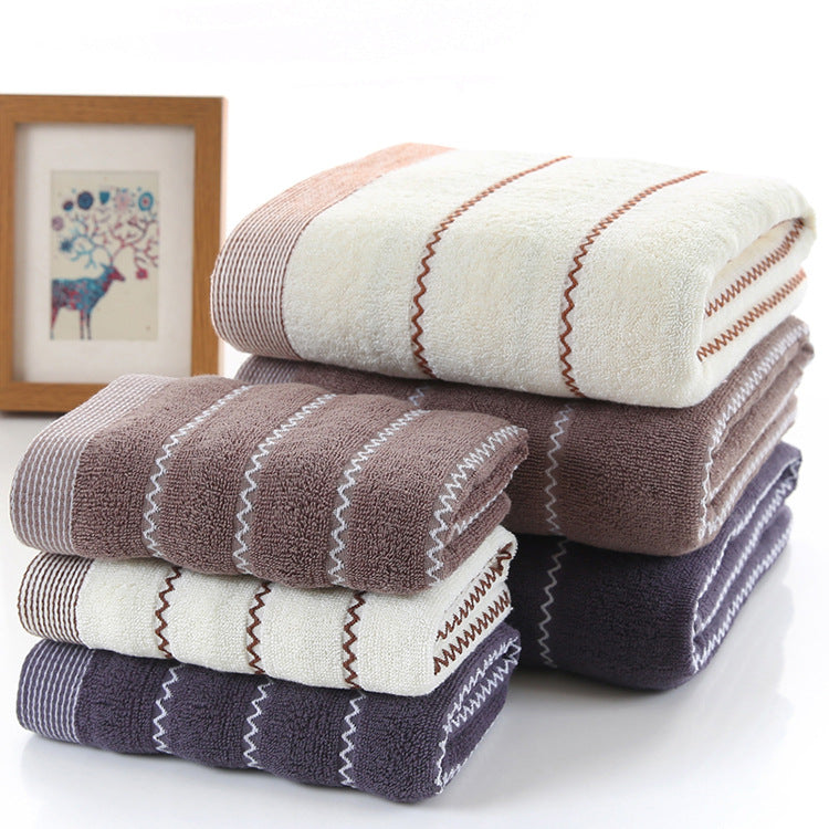 Cotton embroidered towel