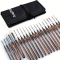 Miniature Paint Brush Set with Cloth Roll Detail Brushes for Acrylic Oil with the Listed Color, Size or Set Options for Every