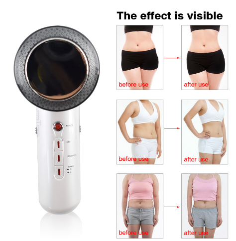 Handheld Ultrasound Body Massager - Skin Care & Slimming Device