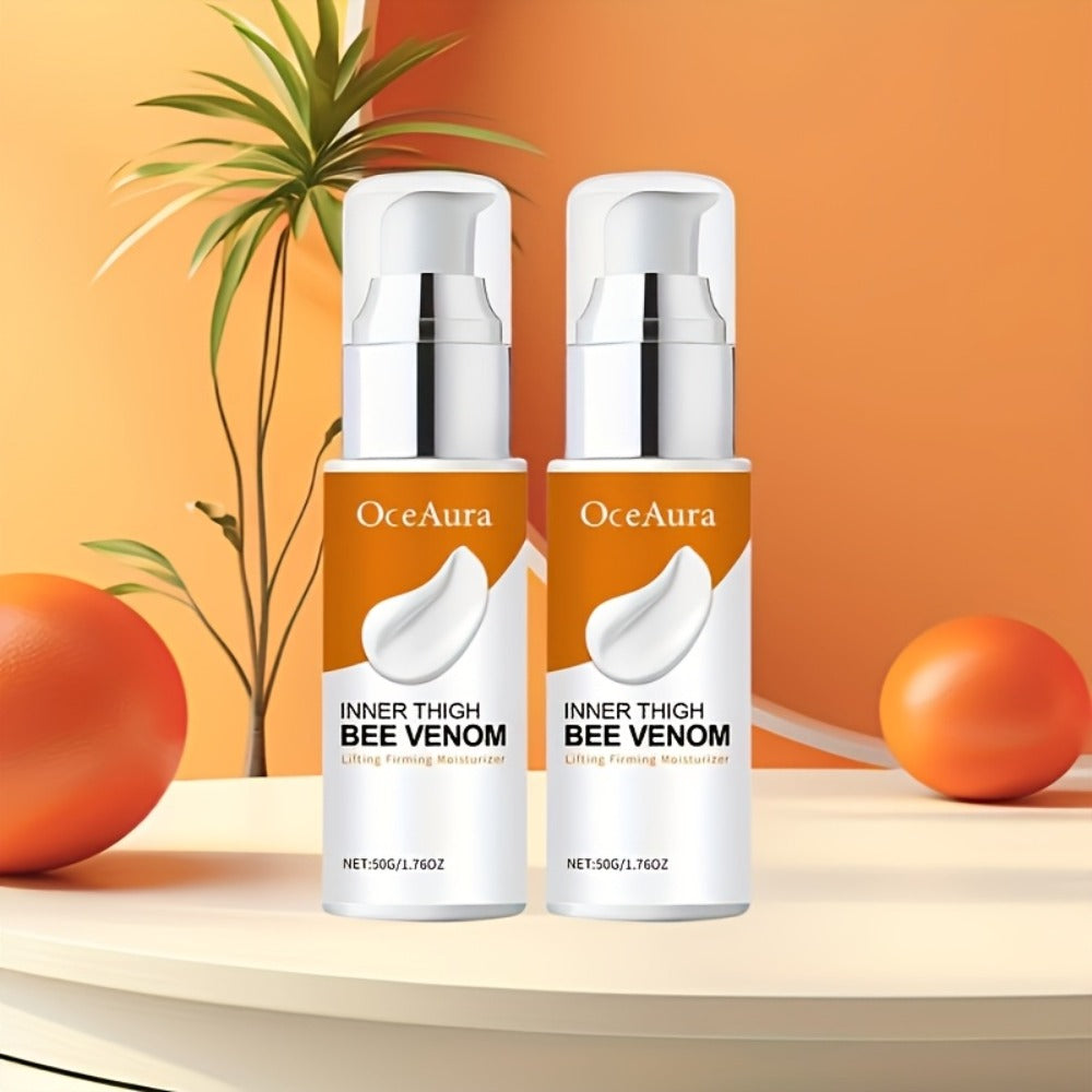 Body Cream OxeAura 50g Pump Bottles in Two- or Four-Piece Options with Bee Venom for Inner Thigh Application — image 3