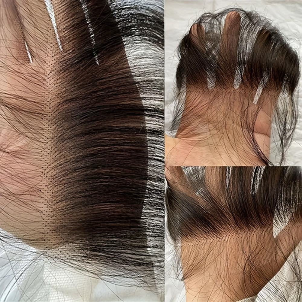 Hair Accessories 6x1 HD Lace Hairline Piece with Six-Inch Human Hair Fringe in Natural Color — image 12