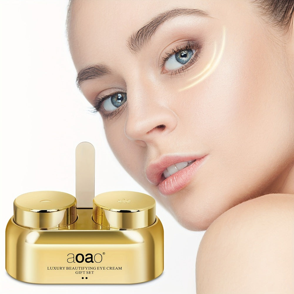 aoao Day and Night Eye Cream Two-Piece Set with Separate 18g Gold-Tone Cosmetic Jar Containers — image 13