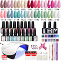 Nail Polish Kit with Three Checkout Sets and Pink-to-Blue Color Range — image 12