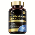 Uric Acid Balance Supplement 100 Capsules 50 Day Supply with Tart Cherry, Celery Seed & Citric Acid for Kidney Health — image